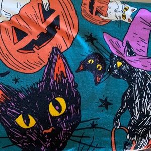 LuLaRoe Halloween Cat Pumpkin TC leggings